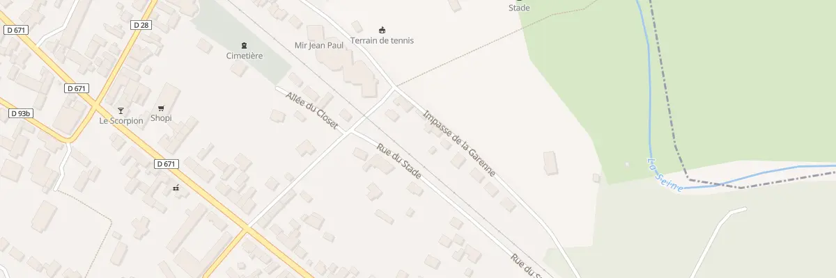 Plan du 4 Imp de la Garenne à Saint-Parres-lès-Vaudes
