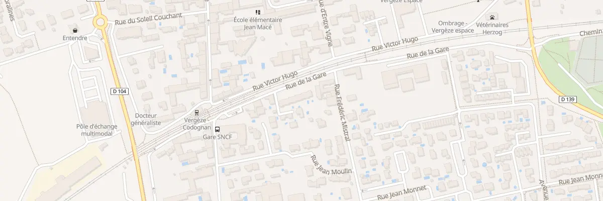 Plan du 140 Rue de la Gare à Vergèze