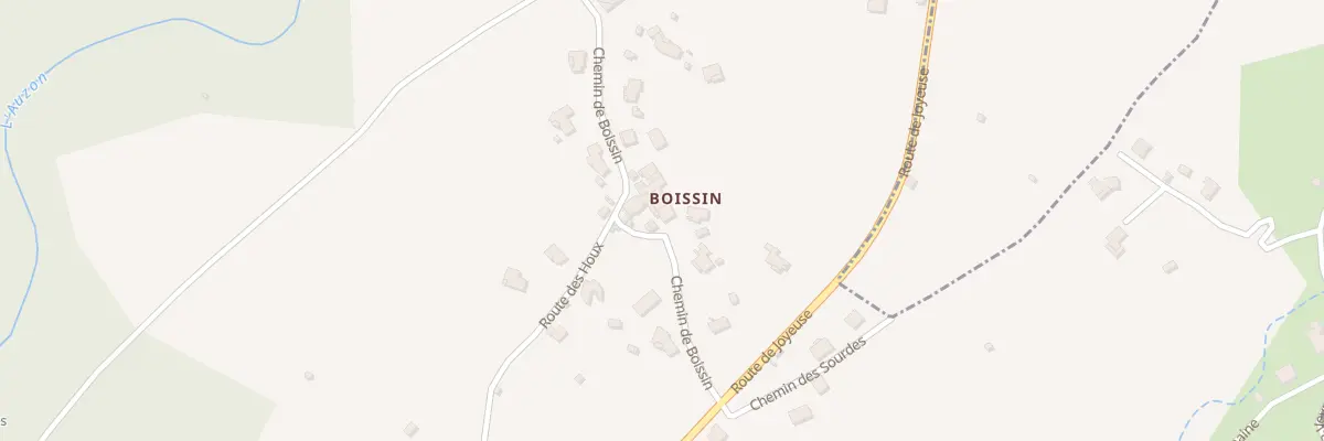Plan du 138 Che de Boissin à Lablachère