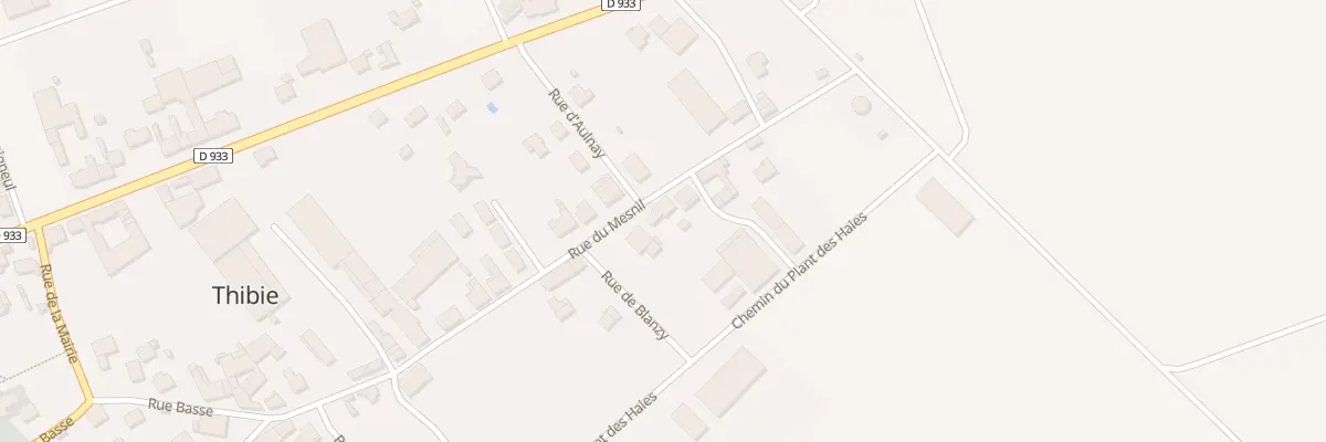 Plan du 7 Rue du Mesnil à Thibie