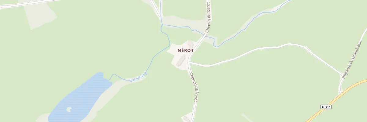 Plan du 321 Che de Nérot à Saint-Aubin-en-Charollais