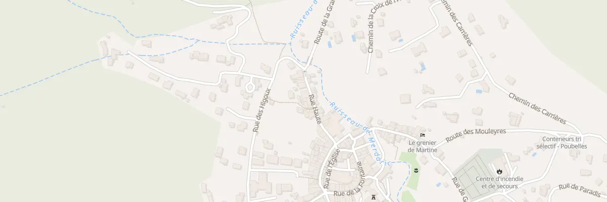 Plan du 3 Che de St Roch à Thueyts