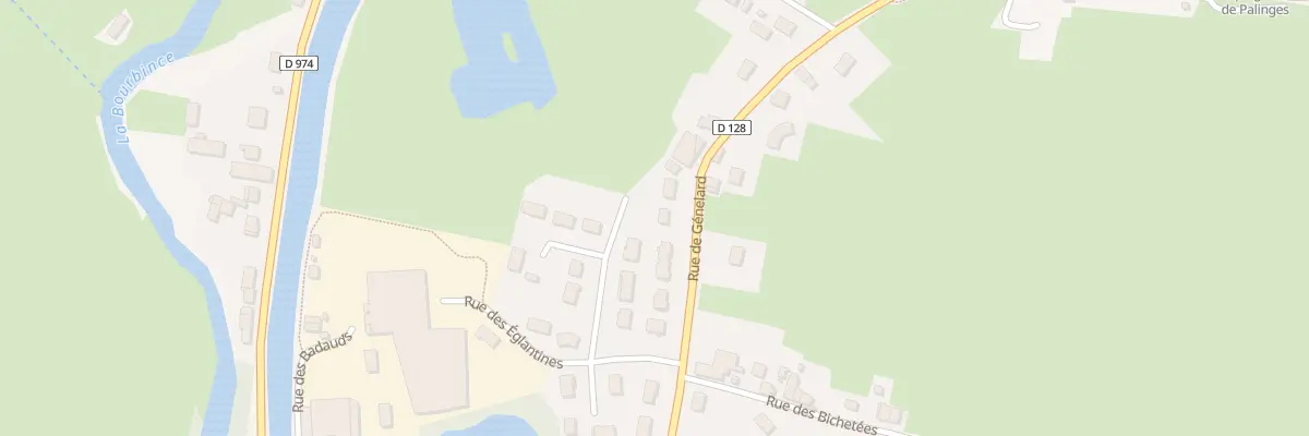 Plan du 41 Rue de Génelard à Palinges