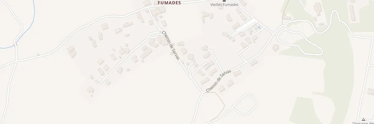 Plan du 92 Che de Servas à Allègre-les-Fumades