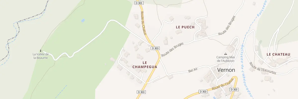 Plan du 5243 Champegua à Vernon