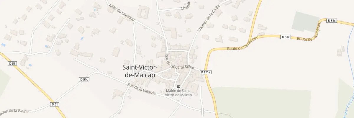 Plan du 5 Rue de l’Epicerie à Saint-Victor-de-Malcap
