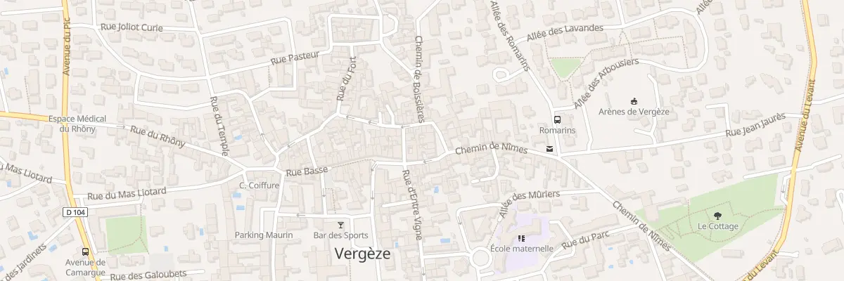 Plan du 5B Rue Haute à Vergèze
