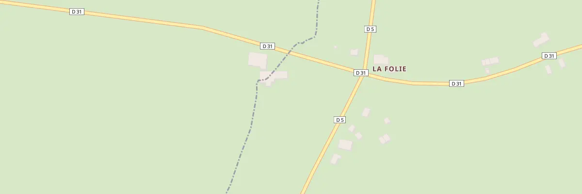 Plan du 1 Ham de la Folie à Watigny