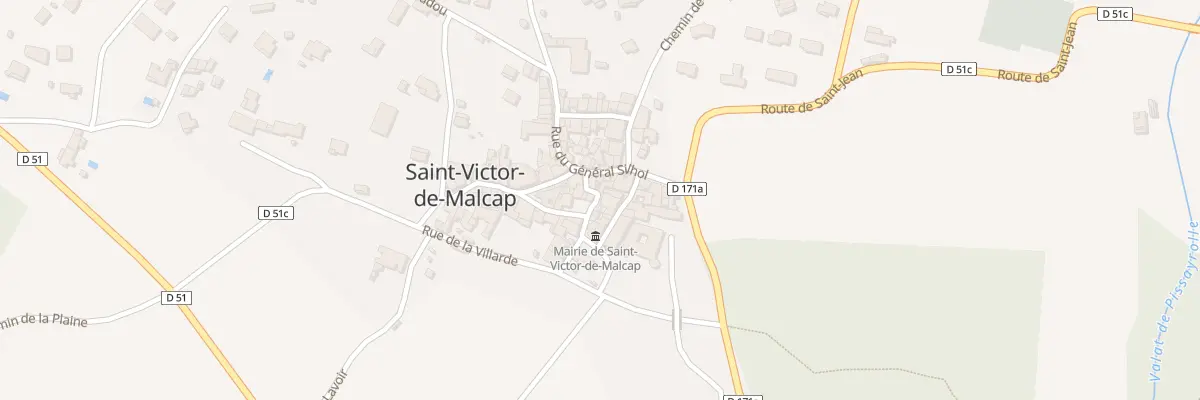Plan du 2 Rue du Carabo à Saint-Victor-de-Malcap