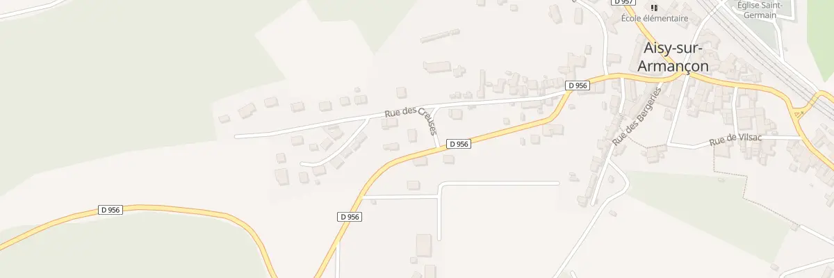 Plan du 2 Rue des Creuses à Aisy-sur-Armançon