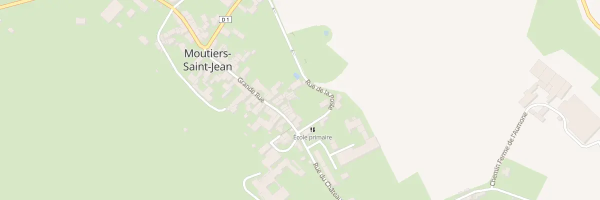 Plan du 19 Grande Rue à Moutiers-Saint-Jean