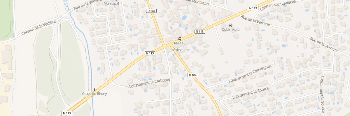 Plan du 40 Rue de la Camargue à Codognan