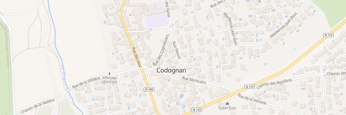 Plan du 69 Rue Neuve à Codognan