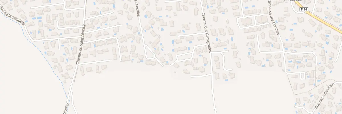 Plan du 6 Imp des Cols Verts à Clarensac