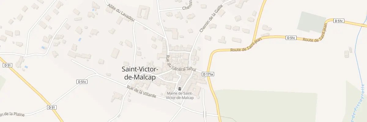 Plan du 6 Rue du Général Silhol à Saint-Victor-de-Malcap