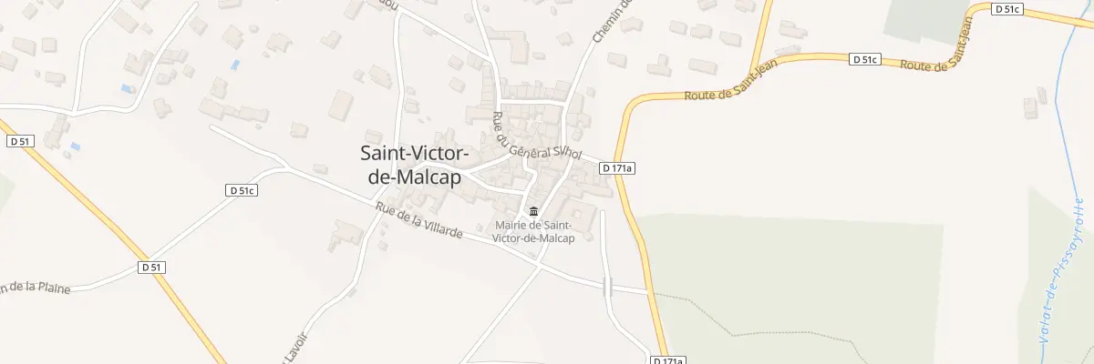 Plan du 5 Rue Emile Moutet à Saint-Victor-de-Malcap