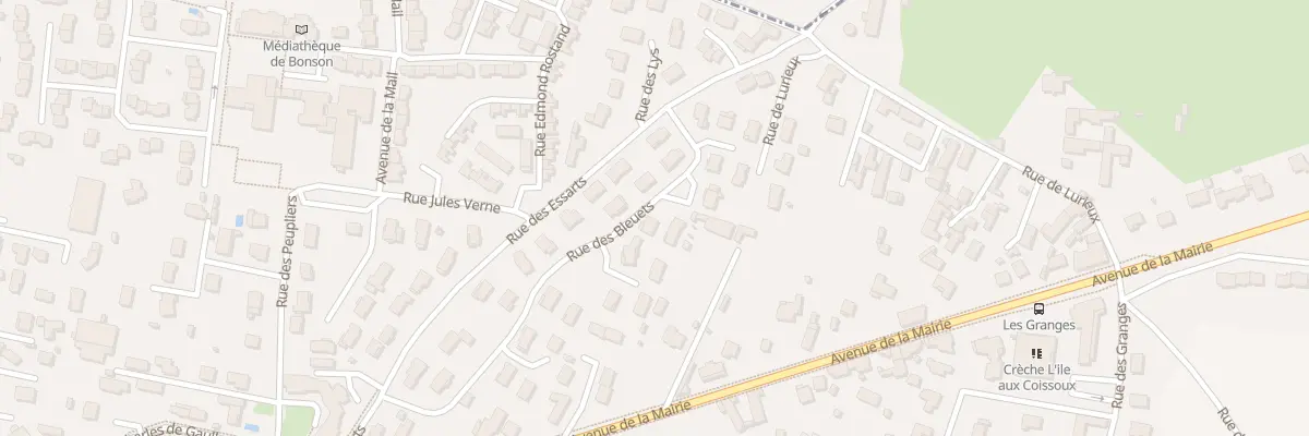 Plan du 28 Rue des Bleuets à Bonson