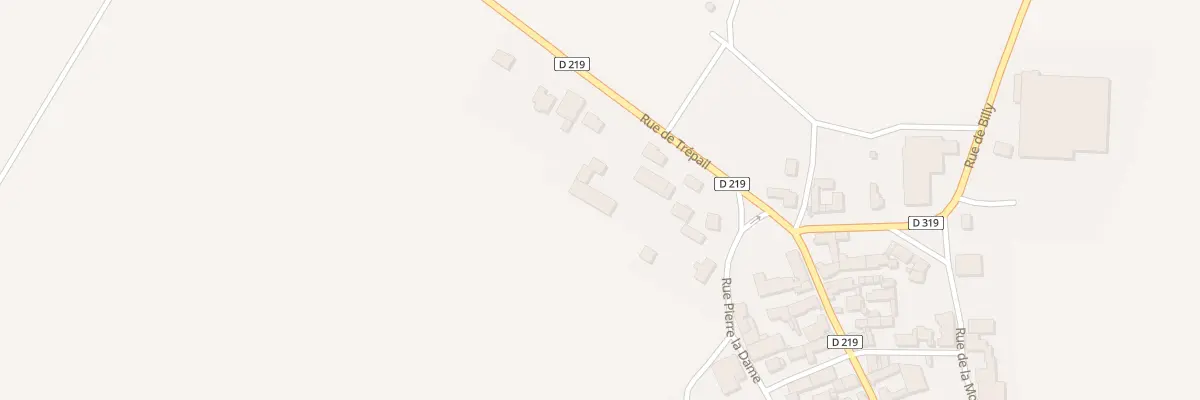 Plan du 9 Rue de Trepail à Vaudemange