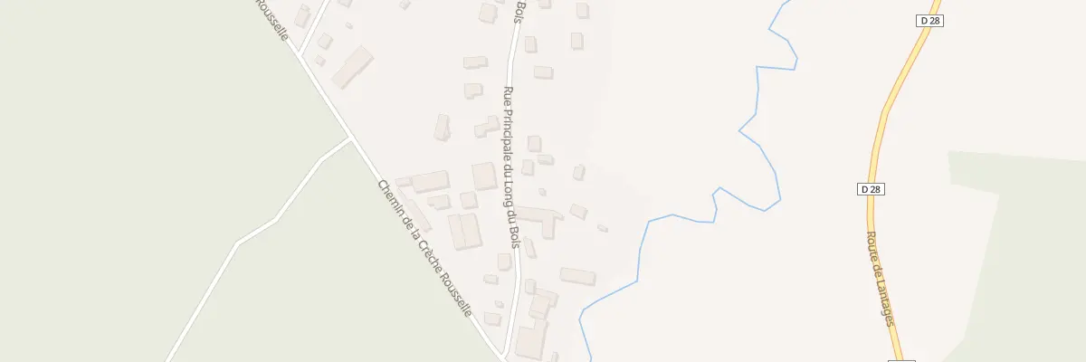 Plan du 15 Rue Principale du Long du Bois à Rumilly-lès-Vaudes