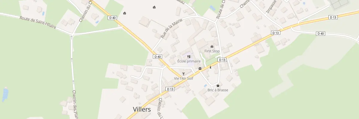Plan du 27 Che des Ecoliers à Villers