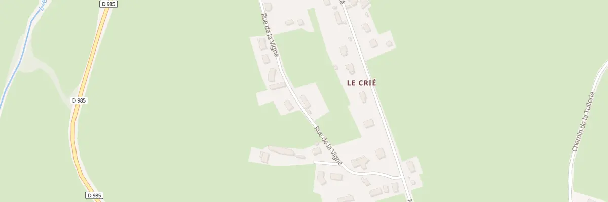 Plan du 22 Rue de la Vigne à Perrecy-les-Forges