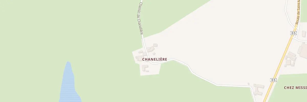 Plan du 671 Che de Chanelière à Saint-Just-la-Pendue
