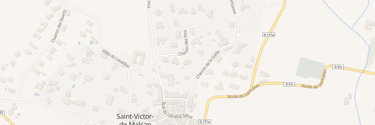 Plan du 42 Che des Pins à Saint-Victor-de-Malcap