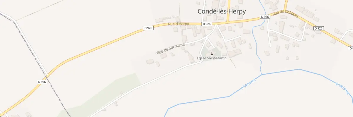 Plan du 5004B Sur-aisne à Condé-lès-Herpy