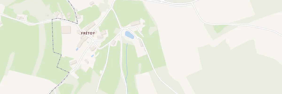 Plan du 1 Fretoy à Cussy-en-Morvan