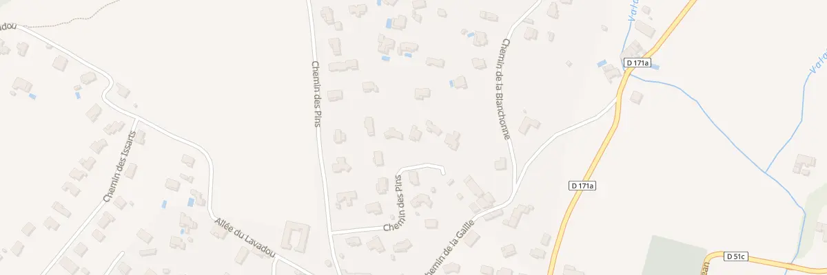 Plan du 52 Che des Pins à Saint-Victor-de-Malcap