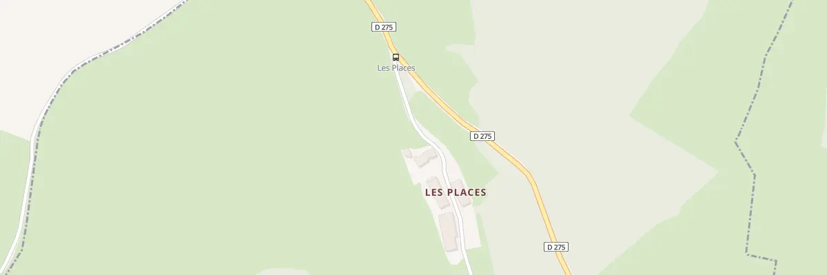 Plan du 5087 Les Places à La Chapelle-sous-Uchon