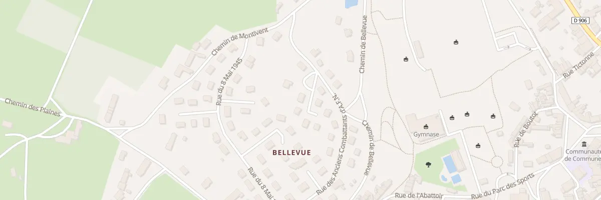 Plan du 4 All Hector Berlioz à Saulieu