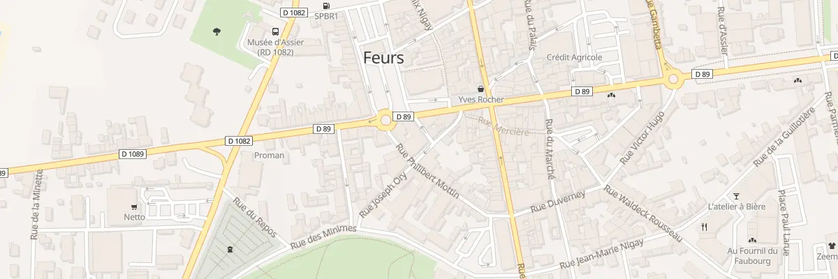 Plan du 3 Rue Joannes Mollon à Feurs