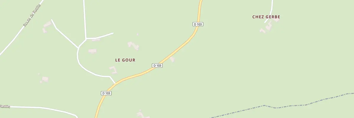 Plan du 1071 Rte de Saint Just la Pendue à Croizet-sur-Gand
