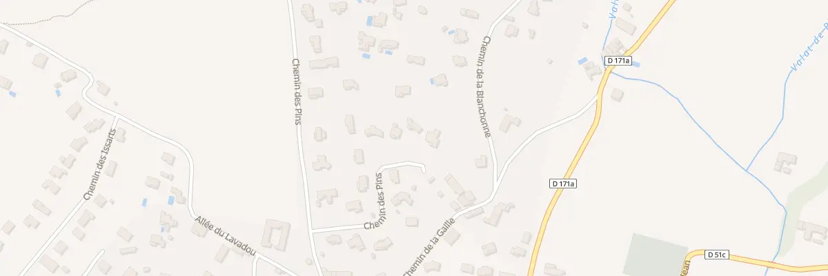 Plan du 50 Che des Pins à Saint-Victor-de-Malcap