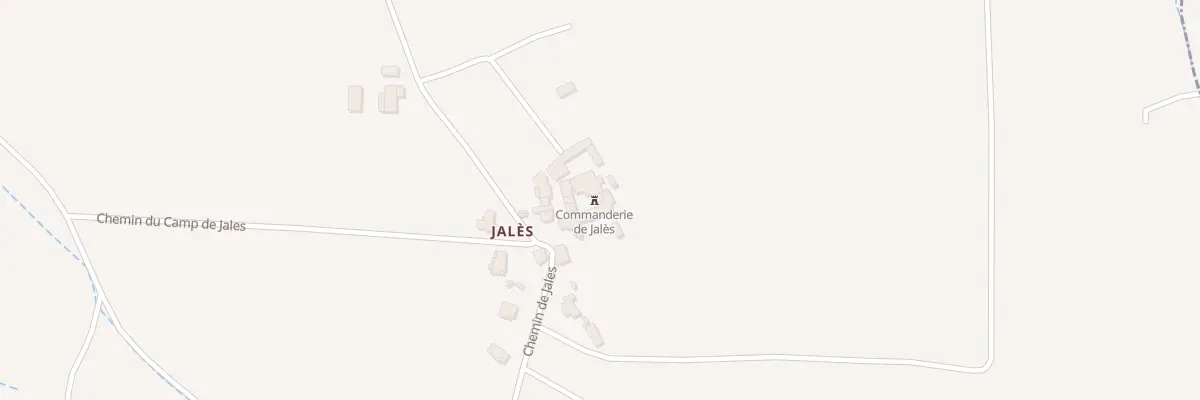 Plan du 729 Che de Jalès à Berrias-et-Casteljau