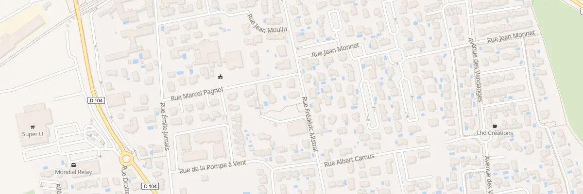 Plan du 312 Rue Frederic Mistral à Vergèze