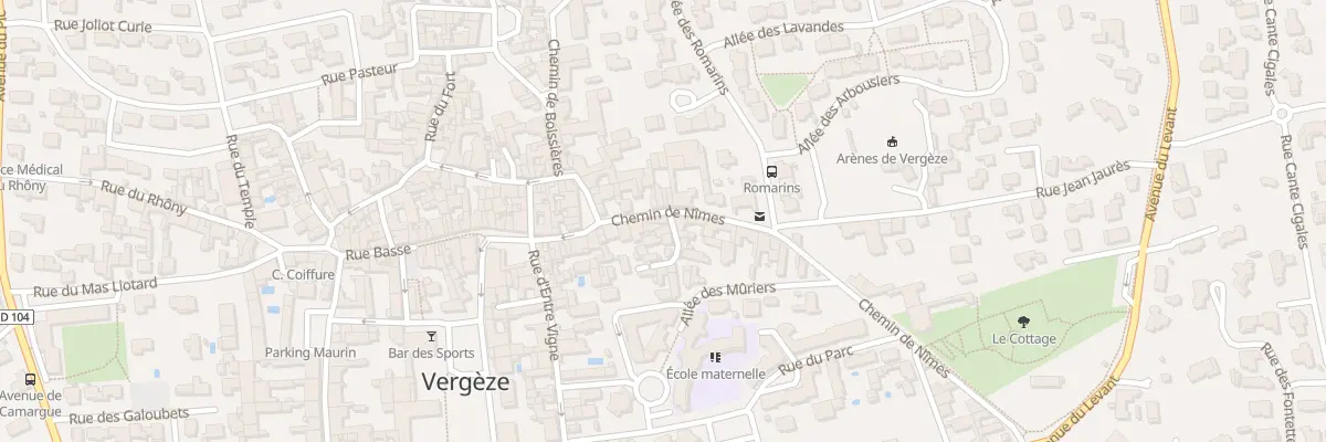 Plan du 30 Rue de Nimes à Vergèze