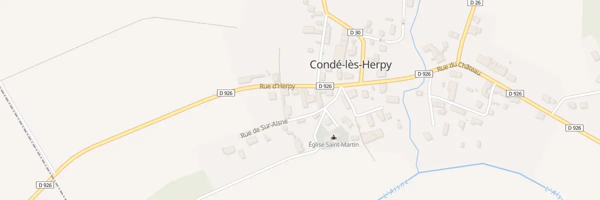 Plan du 5003 Le-Village à Condé-lès-Herpy