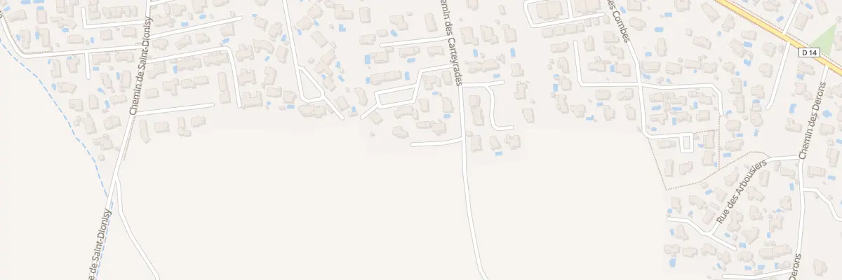 Plan du 22T Che des Carteyrades à Clarensac