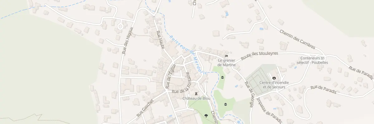 Plan du 2 Rue de Georgie à Thueyts