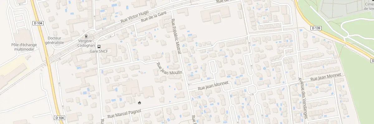 Plan du 171 Rue Frederic Mistral à Vergèze