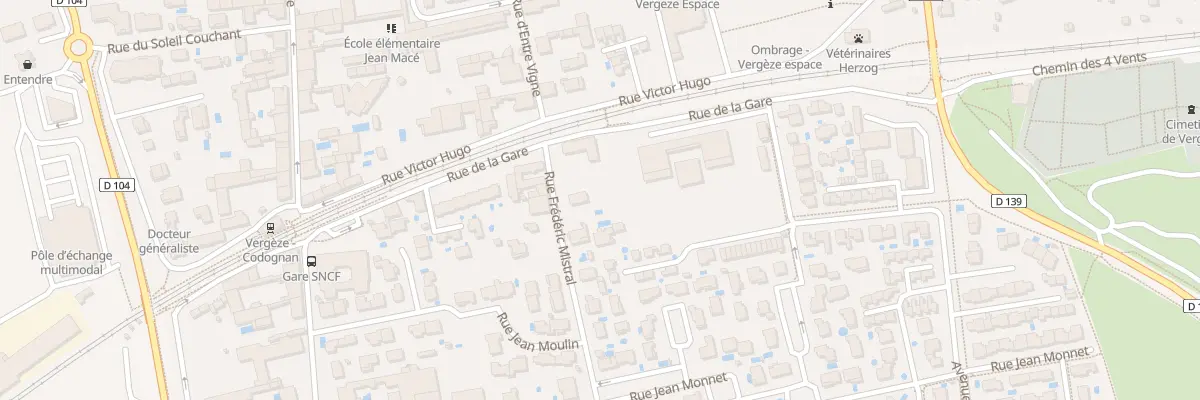 Plan du 69 Rue Frederic Mistral à Vergèze