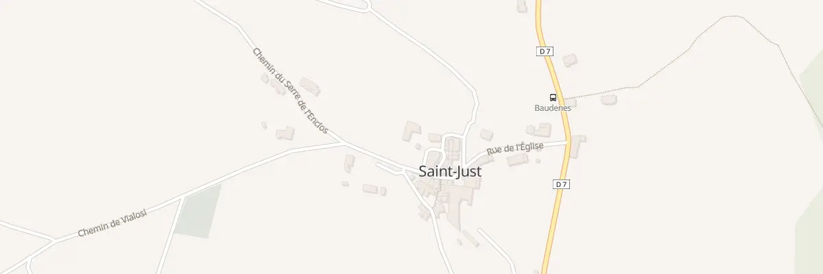 Plan du 2 Imp de l’Eglise à Saint-Just-et-Vacquières