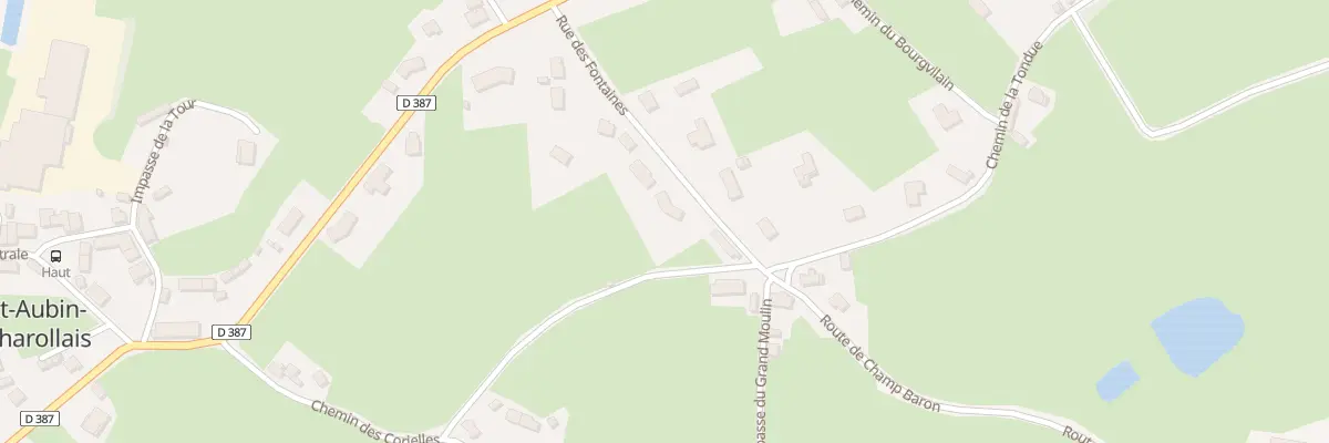 Plan du 5340 Les Fontaines à Saint-Aubin-en-Charollais