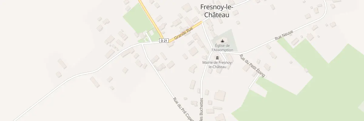 Plan du 3 Rue du Pre Copelot à Fresnoy-le-Château