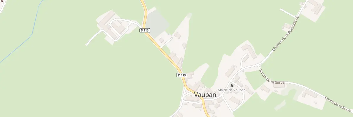 Plan du 68 Rte de Saint Christophe à Vauban