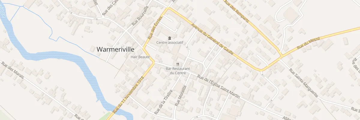 Plan du 5 Rue de l’Eglise St Martin à Warmeriville
