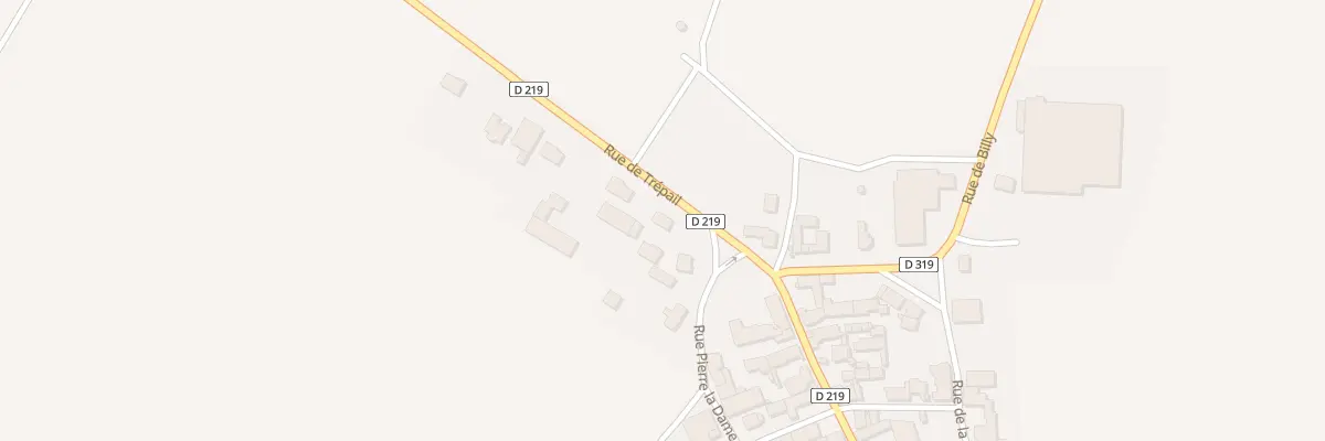 Plan du 1 Rue de Trepail à Vaudemange