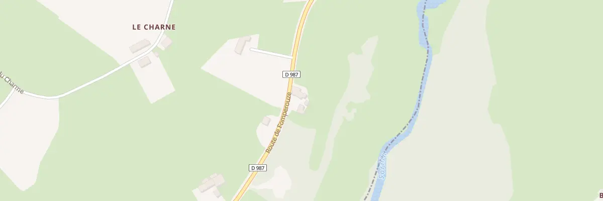 Plan du 590 Rte de Fomperouze à Saint-Edmond